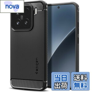 �y���������zSpigen Xiaomi 15 �P�[�X �ϏՌ� �w��h�~ �X�g���b�v�z�[�� TPU �ČRMIL�K�i�擾 ���C�����X�[�d �V���I�~�[ ���M�b�h�E�A�[�}�[ ACS08859 (�}�b�g�E�u���b�N)