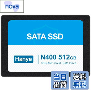 �y���������zHanye 512GB 3D NAND TLC�̗p �����^ SSD 2.5�C���` 7mm SATAIII 6Gb/s �A���~��➑� �������K�㗝�X�i ���[�J�[3�N