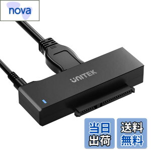 �y���������zUnitek SATA to USB3.0�iUSB-A+USB-C�j�ϊ��P�[�u�� 2.5 3.5�C���` HDD/SSD �n�[�h�h���C�u��SATA���w�h���C�u�ɑΉ� SATAI/II/III �d���A�_�v�^�i12V/2A�d���t���jUASP�Ή� �����]�� �ő�18TB �t�@�C