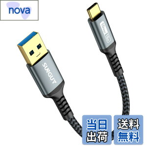 �y���������zSUNGUY USB Type C �P�[�u�� 0.15M USB3.1 Gen2 10Gbps�f�[�^�]�� �^�C�v c �����[�d USB-A to USB-C �Z�� �����b�L�R�l�N�^ Android Auto�Ή� �i�C�����҂� ���ϋv�� iPhone17/16/15�V���[�Y�AGalaxy S24 ultr
