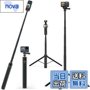 �y9��1���[9��15���܂�200�~�I�t�z�y���������zVRIG insta360 ���B��_ �A�N�V�����J���� �O�r 140cm���� 6�i�K�L�k�����|�[�� ���B��_ �R���p�N�g �����^�ѕ֗� Insta360 X5/X4/X4 air/Ace Pro/Ace Pro 2�ADJI 