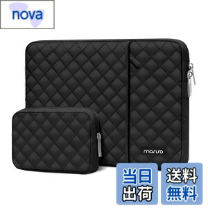 �y���������zMOSISO �p�\�R���P�[�X 13.3�C���`�A13-13.3�C���` �m�[�gPC �Ή��@�� MacBook Air/Pro 13/Pro 14�A�|�P�b�g & ���[�|�[�`�t�� �����`�̃L���e�B���O PC�P�[�X �o�b�O(�u���b�N)