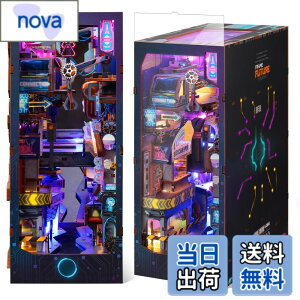 �y���������zFUNPOLA �u�b�N�k�b�N �L�b�g Booknook �ؐ��p�Y�� DIY �~�j�`���A �h�[���n�E�X LED���C�g�t�� �{�I���� �u�b�N�G���h �W���p �N���t�g�Z�b�g ���S�҂⒆�w������ 319PC (�����E����)