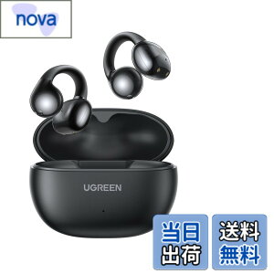 �y���������zUGREEN �C���[�J�t �C���z�� Bluetooth 5.4 Hi-Fi���� ENC���� AI�ʘb�m�C�Y�L�����Z�����O �y�I�[�v���C���[�^/�����ݎ�/���S���C�����X/IPX5�h��/�ő�30���ԍĐ��z (�u���b�N)