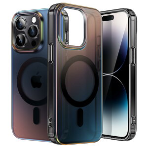 yzJETech iPhone 14 Pro 6.1C`p FP[X MagSafeΉ 킢 j[N fUC JtȌu obN ϏՌX}zJo[ (FubN)