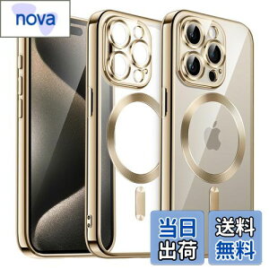 yzJETech iPhone 15 Pro 6.1C`p \tgNAP[X JYSی MagSafeCX[dΉ ϏՌ dCbLTPUJo[ (S[h)