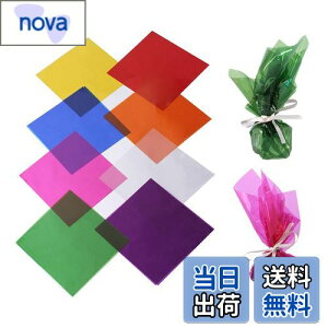 【送料無料】happykau セロファン カラーセロハン 8色 160枚セット 19x19cm 子供達の工作 DIY 装飾 梱包 卒業ギフトラッピング用 手芸 紙 フィルム (19x19cm*160枚)