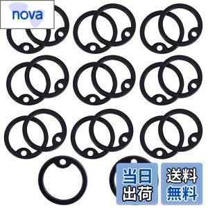 【送料無料】Santssen 20個 ドッグタグ サイレンサー シリコーン ドッグタグカバー ゴムリング ネームタグミュートサークル ペット用品(ブラック)