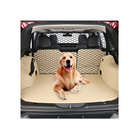 HGCY 犬用バリア幅47インチ トラック、SUV、フルサイズセダンに最適 - ペット拘束具 車の後部座席仕切り 車両ゲート 荷物エリア トラベル トランク メッシュネット スクリーン バリケード