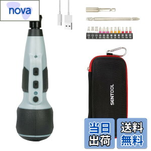 �y���������zSENTOOL �d���h���C�o�[ ���^ �y���^ �h���C�o�[ �d�� �蓮���p �[�d�h���C�o�[ 3�i�K�ؑփ��[�h �d�h�� ���[�P�[�X�t�� USB Type C�[�d�� �����⏉�S�҂ł��ȒP�Ɏg���� �Ƌ�̑g��
