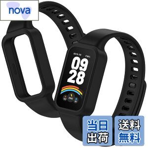 �y���������z[YFFSFDC] Redmi Smart Band 3 �����o���h 2���� Xiaomi Band 9 Active �����o���h ���� �V���I�~ �ւ� �\�� �����p �x���g ���o�[�x���g �V���R���� �h�� �h�� �ʋC (�u���b�N)