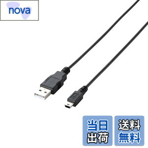 �y���������z�G���R�� RoHS�w�ߏ���&���z���p�b�P�[�W �G�RUSB�P�[�u�� USB2.0 A-miniB�^�C�v 3m �u���b�N U2C-JM30BK