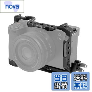 �y���������zSmallRig �J�����P�[�W�L�b�g Sony�Ή� Alpha 7C II/Alpha 7CR�Ή� �A���J�N�C�b�N�����[�X�v���[�g���� �g���� �ꕔ1/4�h-20��M2.5�l�W�ŌŒ� �r�f�I�J�����P�[�W 4422