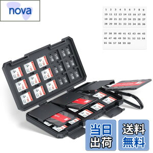 �y���������z��e�� 36�� SD SDXC SDHC & 74�� MicroSD TF MSD �J�[�h���[�P�[�X 3�����O���\�ȃN���W�b�g�J�[�h�T�C�Y�J�[�h�z���_�[�t�� �ԍ��t���X�e�b�J�[ �J���r�i �t�� �g��/�ۊǂ��ȒP ��