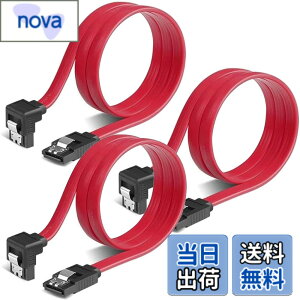 �y���������zSZSL SATA �P�[�u�� �iL�^�j��50cm 6 Gbps�Ή� ���b�`�t�� SSD��HDD���� Sata3 �V���A�� ATA3 �P�[�u�� ���b�h (L�^3�{)