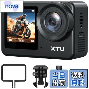 �y���������zXTU S6 �A�N�V�����J���� 4K 20MP�yAmbarella H22 CPU&SONY IMX386 �Z���T�[�z�A�N�V�����J�� SuperSmooth��Ԃ�␳4.0 �X�|�[�c�J���� �O���}�C�N�Ή� �c�����B�e WiFi���� �������� HDMI�o�� 8�{