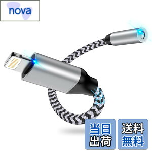 �y���������ziPhone �C���z���ϊ��A�_�v�^18cm ���C�g�j���O 3.5mm�C���z���W���c�N HIFI���� MFI�F�� Haoano 24-bit�n�C���] Lightning - 3.5mm �ϊ��P�[�u�� �ʘb/���ʒ��� iPhone14/13/12/11/SE/XS/iPad/iPod Touch5/6/