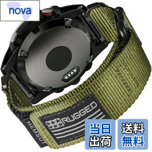 �y���������zHemsut �K�[�~���E�H�b�` �i�C�����X�|�[�c�o���h Fnix/Forerunner/Approach/MARQ/Quatix/D2/Instinct/Enduro/Tactix�V���[�Y�p �A�b�v�O���[�h���ꂽ�R�l�N�^ �K�[�~���̃N�C�b�N�t�B�b�gver ����