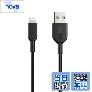 �y���������zAnker iPhone�[�d�P�[�u�� PowerLine II ���C�g�j���O�P�[�u�� MFi�F�� �����ϋv iPhone 14/ 14 Plus/ 14 Pro/ 14 Pro Max/SE (��3����) / iPad �e��Ή� (0.9m �u���b�N)