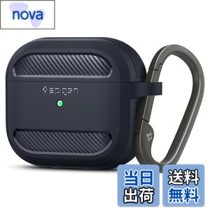 �y���������zSpigen AirPods 3 �P�[�X AirPods Pro ��3���� �J�o�[ �ϏՌ� �ČRMIL�K�i TPU ���C�����X�[�d�Ή� �J���r�i�t�� �y�� �Ռ��z�� �V���v�� ���M�b�h�E�A�[�}�[ ASD01980 (�`���R�[���E�O���[)