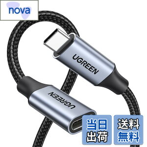 �y���������zUGREEN USB Type C �����P�[�u�� �^�C�vc�����R�[�h �y4K60Hz�f���o�́z PD 100W/5A USB 3.2 Gen 2�K�i 10Gbps�����]�� Thunderbolt3�Ή� �o�����]�� iphone17/Galaxy S24/Mac Book/iPad/Switch Surface��USB C�@���