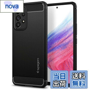 �y���������zSpigen Galaxy A53 5G �P�[�X �ϏՌ� [ SC-53C | SCG15 ] ����2.2mm ����~�� �����₷�� TPU �ČRMIL�K�i�擾 ���^ �y�� ���C�����X�[�d�Ή� ���M�b�h�E�A�[�}�[ ACS04159 (�}�b�g�E�u���b�N)