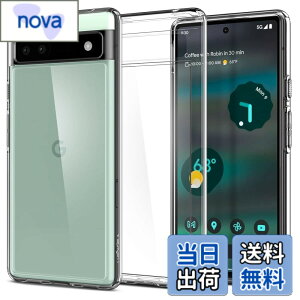 �y���������zSpigen Pixel6a �P�[�X �N���A TPU �o���p�[�P�[�X 2�d�\�� �ČRMIL�K�i�擾 �ϏՌ� ���菝�h�~ ���΂ݖ��� �E���g���E�n�C�u���b�h ACS04477 (�N���X�^���E�N���A)