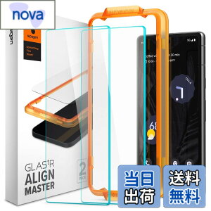 �y���������zSpigen Google Pixel 7a �K���X�t�B���� �K�C�h�g�t�� 9H�����K���X �i�m�R�[�e�B���O 2���� AlginMaster AGL05968