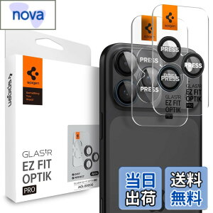 �y���������zSpigen iPhone 17 Pro / 17 Pro Max �J�����ی�t�B���� iPhone 16 Pro / 16 Pro Max �Ή� �[���E�����G�f�B�V���� 9H�d�x�����K���X �����Y�v���e�N�^�[ 2���� AGL06159
