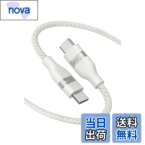 �y���������zAnker USB-C & USB-C �P�[�u�� (1.8m, 240W, ���ϋv�i�C����) USB PD�Ή� MacBook Pro iPhone Galaxy iPad Pro/Air MacBook Pro/Air �e��Ή� �z���C�g