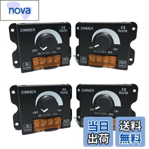 �y���������zArchnote ������ led �X�C�b�` ���� �R���g���[���[ �{�����[���� 12V 24V 30A �f�B�}�[ ���i�K ���邳 �� ���� 4�� �Z�b�g