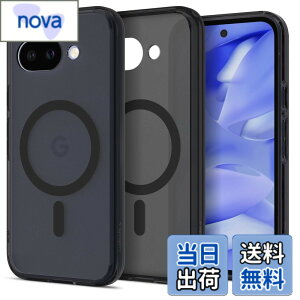 �y���������zSpigen �y�n��18�N�̋Z�p�́z Pixel 9a �P�[�X Magfit�Ή� ������ ���ϖh�~ �X�g���b�v�z�[�� �ČRMIL�K�i �E���g���E�n�C�u���b�h�E�}�O�t�B�b�g ACS09045 (�t���X�g�E�u���b�N)
