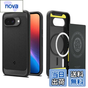 �y���������zSpigen Pixel 9a �P�[�X Magfit�Ή� �ϏՌ� TPU �\�t�g �}�b�g �ČRMIL�K�i ���M�b�h�E�A�[�}�[�E�}�O�t�B�b�g ACS09041 (�}�b�g�E�u���b�N)