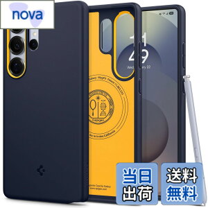 �y���������zSpigen Galaxy S25 Ultra �P�[�X Magfit�Ή� �ϋv�� �\�t�g �ق��肪�t���ɂ����f�� �c�[�g���J���[ �i�m�|�b�v�E�}�O�t�B�b�g ACS09056 (�u���[�x���[�E�l�C�r�[)