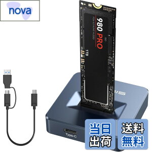 �y���������zACASIS M.2 SSD �N���[��, SSD �N���[�� USB Type C 10Gbps, �x���I�t���C���N���[��, m .2 nvme ssd�ɓK�� 2230,2242,2260,2280�C�ő�8TB SSD �Ή� �F�F�_�[�N�O���[�A�T�C�Y�FNVMe Dock