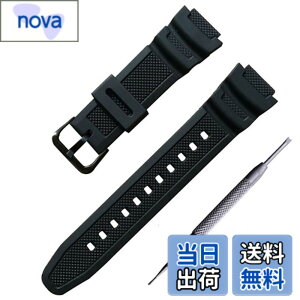 �y���������z���o�[ �E�H�b�` �o���h PU �X�g���b�v �r���v�x���g �R���p�`�u�� For Casio AQ-S810W SGW-300H MRW-200H AE-1000W W-S200H W-735H AEQ-110W �ɓK������ (�u���b�N(������)) �F�F�u���b�N(������)