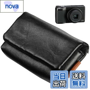 �y���������zYullmu �f�W�J���P�[�X �R���f�W�P�[�X RICOHGR3 GR3x GR2 / rx100 / DSC-RX100M7 / ZV1 / XF10�ȂǓK�p �J�����P�[�X���^ PU���U�[ �}�O�l�b�g�J�� �F�FM-�u���b�N�A�T�C�Y�F15x9x4 cm (�O��) / 12x7x4 