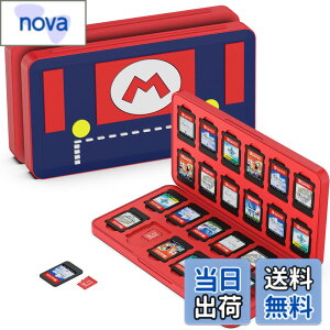 �y���������zGeeRic 24�� �Q�[���J�[�h ���[�{�b�N�X �X�C�b�` �Ή� �\�t�g�P�[�X 24��Micro SD �������[�J�[�h ���[�� Switch/Switch Lite/Switch OLED ���f���Ή� �R���p�N�g ���^ �y�� �h�o �����^ ����