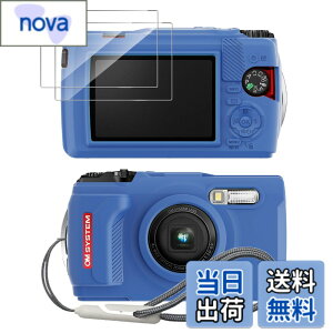 �y���������zfor olympus tough tg-7 �P�[�X+2���t�B���� �V���R�[�� �ی�J�o�[ olympus tough tg-7 �Ή��yJIAYJP�z�S�ʕی�J�o�[ �V���R�� �ϏՌ� �����h�~ ���� �E���ȒP �y�� �L�Y�h�~ �h�k �h�o �S��