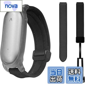 �y���������z[LAZIRO] PLAUD NotePin AI/NotePin S AI �{�C�X���R�[�_�[ �p ���X�g�o���h �v���E�h�m�[�g�s���p�A�N�Z�T���[ �����o���h ���U�[ + �V���R���� �}�O�l�b�g���o�b�N�� �T�C�Y���߉� �F�F