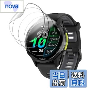 �y���������z�y4���Z�b�g�z�K�[�~��(GARMIN) Forerunner 970 / Forerunner 570 47mm �p �t�B���� �t���ی�t�B���� KONXISA TPU�f�� �_�炩�� 3D�S�ʕی� �C�菝�h�~ �����ߗ� �C�A�[�� �w��h�~ ��U�h�~ ��