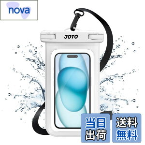 �y���������zJOTO �h���P�[�X 2���Z�b�g �X�}�z�p IPX8�F��iPhone16/15/14/13/12 Pro Max Galaxy S24/S23 Ultra Pixel 8 Pro �Ή� 7�C���`�܂� �w��F�ؑΉ� ���C �C �v�[�� �ނ� �A�E�g�h�A ��|���� -�u���b�N �F