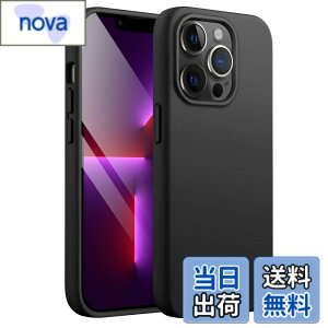 �y���������zJETech iPhone13 Pro �V���R���P�[�X(Pro 6.1�C���`��p) �V���L�[�\�t�g�^�b�`�t���{�f�B�ی�P�[�X �}�C�N���t�@�C�o�[���C�j���O�t���ϏՌ��J�o�[ �F�F�u���b�N�A�T�C�Y�FiPhone 13 P