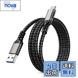 �y���������zUSB Type C �P�[�u�� POTRRCIUSUER USB-A to USB-C 10Gbps �����f�[�^�]�� 60W �}���[�d �yAndroid Auto�Ή��z �X�}�[�g�t�H���A�^�u���b�g�A�Q�[���@�A�O�t��SSD �e�@��Ή� ���ϋv�i�C���� (�f��