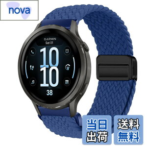 �y���������z[KeeFos] 18mm �o���h Garmin(�K�[�~��) Venu 4 41mm/Venu 3S 41mm/2S/Forerunner 265S/255S/255S Music/Vivoactive 4S 40mm/Vivomove 3S 39mm/Active S/Move 3S �Ή� �����o���h �i�C���� �ґg �ւ��x���g ���C�o�b�N���t