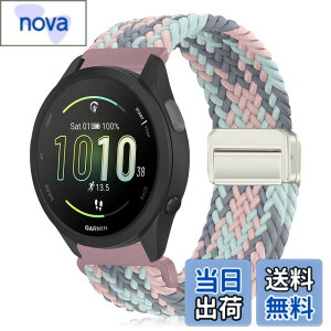 �y���������z[KeeFos] 20mm �o���h Garmin(�K�[�~��) Forerunner 170/170 Music /70/Approach J1/Forerunner 570 42mm/165/245/645/Approach S50/S44/Vivoactive 6/5�Ή� �����o���h �i�C�����f�� ���C�o�b�N�� �}�O�l�b�g���o�b�N