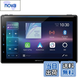 �y���������zPioneer �p�C�I�j�A �f�B�X�v���C�I�[�f�B�I AppleCarPlay AndroidAuto�Ή� Wi-Fi���[�^�[ �Z�b�g �F�F�u���b�N�A�T�C�Y�F10.1�C���`