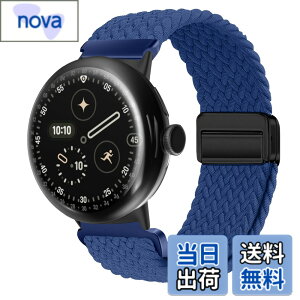�y���������z[KeeFos] �o���h Google Pixel Watch 4 45mm 2025/Google Pixel Watch 3 45mm �Ή� �����o���h �i�C���� �ґg �X�g���b�v ���C�o�b�N���t�� �}�O�l�b�g���o�b�N�� �ւ��x���g �ʋC�� �L�k�� �X�|�[