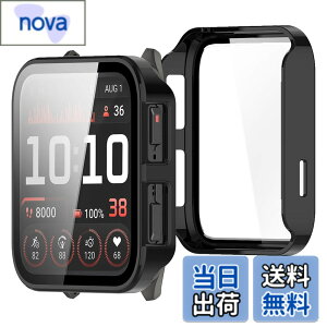 �y���������zBUITFOU For GARMIN Venu X1 �J�o�[ GARMIN(�K�[�~��) Venu X1 �P�[�X�Ή� �����^ PC+�K���X�f�� ��̌^ �S�ʕی� �����^ �����ȒP �ϏՌ� �����ߗ� �w��h�~ ���h�~ �F�F�u���b�N