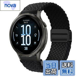 �y���������z[KeeFos] 18mm �o���h Garmin(�K�[�~��) Venu 4 41mm/Venu 3S 41mm/2S/Forerunner 265S/255S/255S Music/Vivoactive 4S 40mm/Vivomove 3S 39mm/Active S/Move 3S �Ή� �����o���h �i�C���� �ґg �ւ��x���g ���C�o�b�N���t